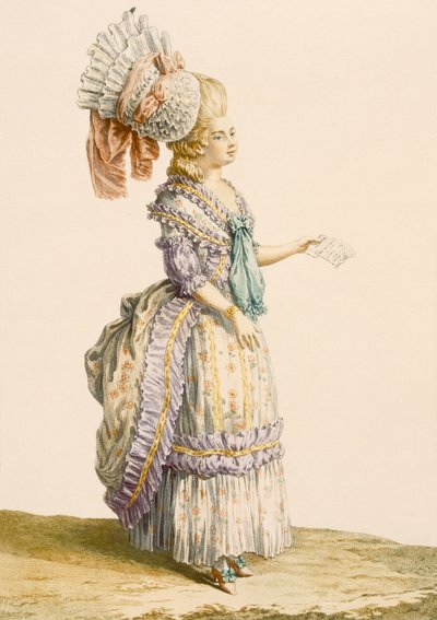 Polonaise Negligee, engraved by Le Roy, from 